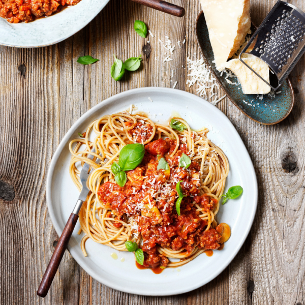 Vegetarische Pasta Bolognese - klein